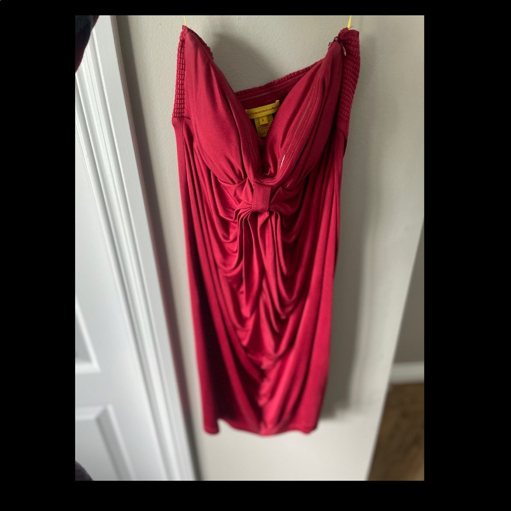 Catherine Malandrino red mini dress size small